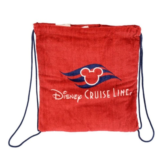 Disney Other - Disney Beach Towel - Disney Cruise Line Logo - Towel And Drawstring Bag
